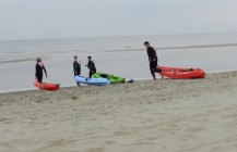Beachgolf en branding kanoën 4